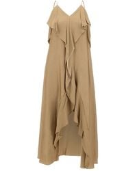 Kaos - Jurk Met Ruches - Lyst