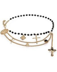 Dolce & Gabbana - Belt With Mixed Crosses - Lyst