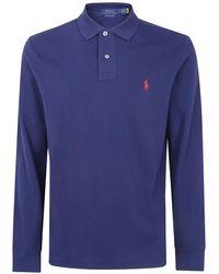 Polo Ralph Lauren - Long-Sleeve Cotton Polo Shirt - Lyst