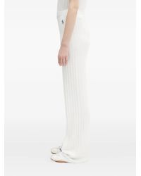 Sporty & Rich - Ribbed Knit Trousers - Lyst