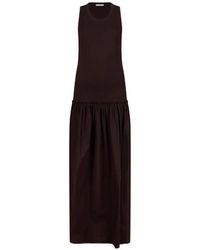 Liu Jo - Long Dress With Cut-Out - Lyst