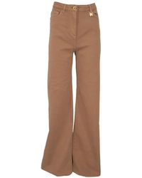Elisabetta Franchi - Wide-Leg Jeans - Lyst