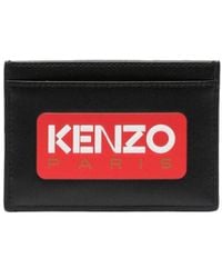 KENZO - Kartenetui mit Logo-Print - Lyst