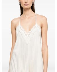 Nissa - Backless Pleated Mini Dress - Lyst