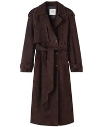 Almada Label - Sienna Double-Breasted Trench Coat - Lyst