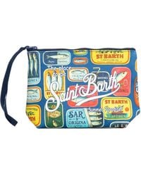 MC2 Saint Barth - Aline Sardine-Print Clutch Bag - Lyst