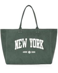 Anine Bing - Leo Canvas Tote New York University - Lyst