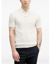 Joop! - Vanceo Waffle-Knit Short-Sleeve Polo Shirt - Lyst