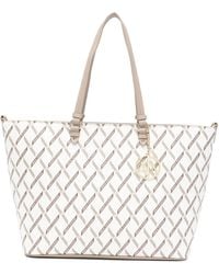 ARMANI EXCHANGE - Handtasche Mit Logo-Print - Lyst