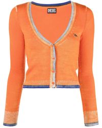 DIESEL - M-Arika V-Neck Cardigan - Lyst