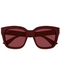 Gucci - Interlocking G Square-Frame Sunglasses - Lyst
