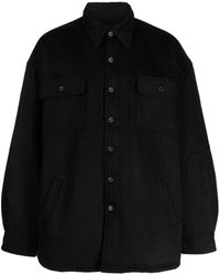 Willy Chavarria - Felted Button-up Shirt Jacket - Lyst