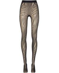 Wolford - Medias Snake Net - Lyst