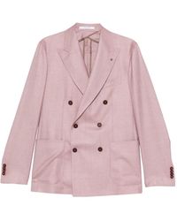 Tagliatore - Double-Breasted Pockets Blazer - Lyst