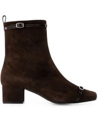 CAREL PARIS - Start Buckle-Detail Ankle Boots - Lyst