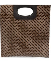 Gherardini - Logo-Print Cut-Out Handle Tote Bag - Lyst