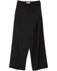 LA PISCINE - Wrap Trousers - Lyst
