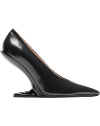 N°21 - 100mm Sculpted-heel Leather Pumps - Lyst