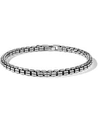 David Yurman - Sterling Double Box Chain Bracelet (4Mm) - Lyst