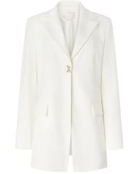 Genny - Crystal-Embellished Single-Breasted Blazer - Lyst