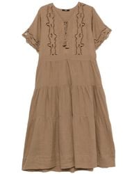 Seventy - Broderie Anglaise Mini-Jurk - Lyst