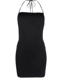 Barena - Abito Corto Smanicato Con Scollo All'Americana - Lyst