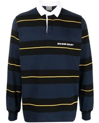 VTMNTS - Striped Long-sleeve Rugby Shirt - Lyst