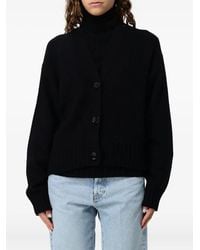 Allude - Cardigan À Col V - Lyst