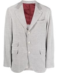 Brunello Cucinelli - Single-Breasted Suit Jacket - Lyst