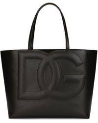 Dolce & Gabbana - Bolso shopper DG Logo - Lyst