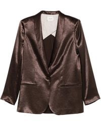 Alysi - Shiny Smoking Jacket - Lyst