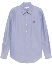 Maison Kitsuné - Contour Fox Head Overhemd - Lyst