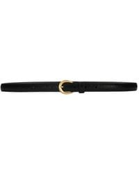 Lardini - Ostrich-Embossed Leather Belt - Lyst