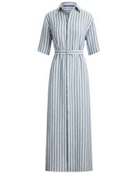 Ralph Lauren - Carol Striped Midi Dress - Lyst