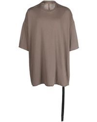 Rick Owens - T-Shirt Con Coulisse - Lyst