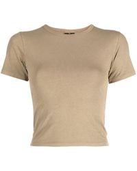 Entire studios - Cropped-T-Shirt mit rundem Ausschnitt - Lyst