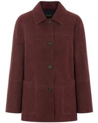 Max Mara - Smmastrale Suede Jacket - Lyst