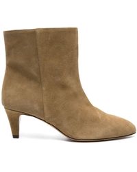 Isabel Marant - Deone 50mm Suede Ankle Boots - Lyst