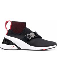 Ferrari Synthetic Puma Ionf Web Sneakers in Black for Men | Lyst Australia