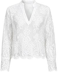 CISSA - Victorian Floral-Lace Blouse - Lyst