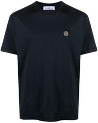 Stone Island - Logo Patch T-Shirt - Lyst