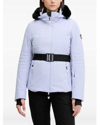 EA7 - Chaqueta De Esquí Con Capucha Y Cinturón - Lyst