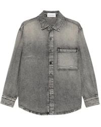 Liviana Conti - Faded-Effect Button-Up Jacket - Lyst