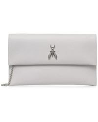 Patrizia Pepe - Fly-Plaque Chain-Strap Clutch Bag - Lyst