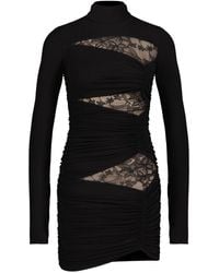 Giambattista Valli - Lace-panel Jersey Dress - Lyst