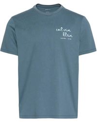 Calvin Klein - Logo-Print T-Shirt - Lyst