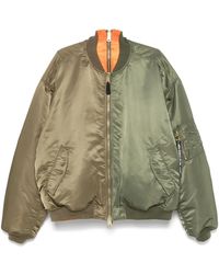 Vetements Oversized Racing Bomber Jacket in Black | Lyst
