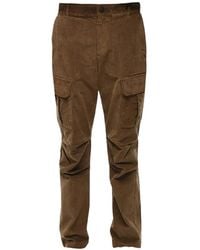 DIESEL - Pantalon Argy En Velours Côtelé À Poches Cargo - Lyst