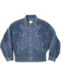 Doublet - Chaqueta de pana con aplique de esqueleto - Lyst