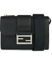 Fendi - Double Baguette Leather Shoulder Bag - Lyst